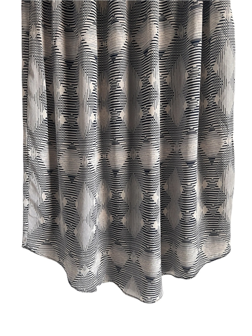 Greylin gathered geometric print silky midi skirt size XS excellent condition - Picture 3 of 10